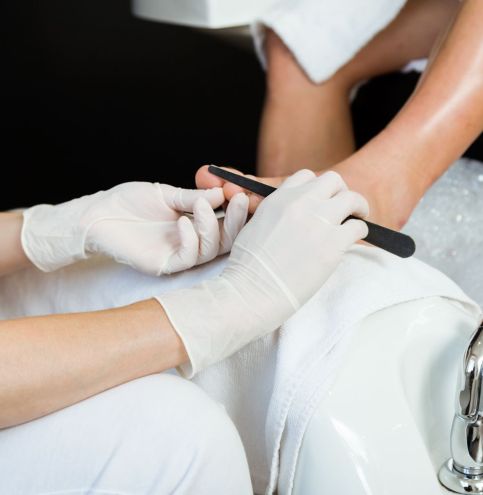 dry pedicure